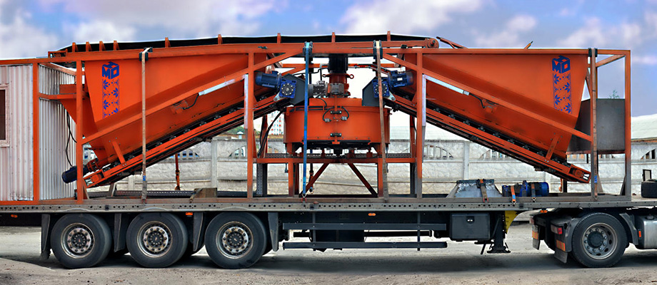 Мобильный бетонный завод