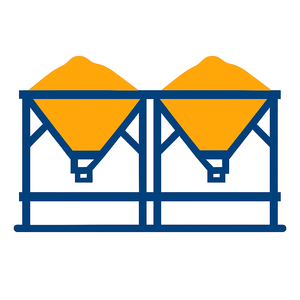 Рекомендовані склади інертних матеріалів 2 шт. × 6 м³